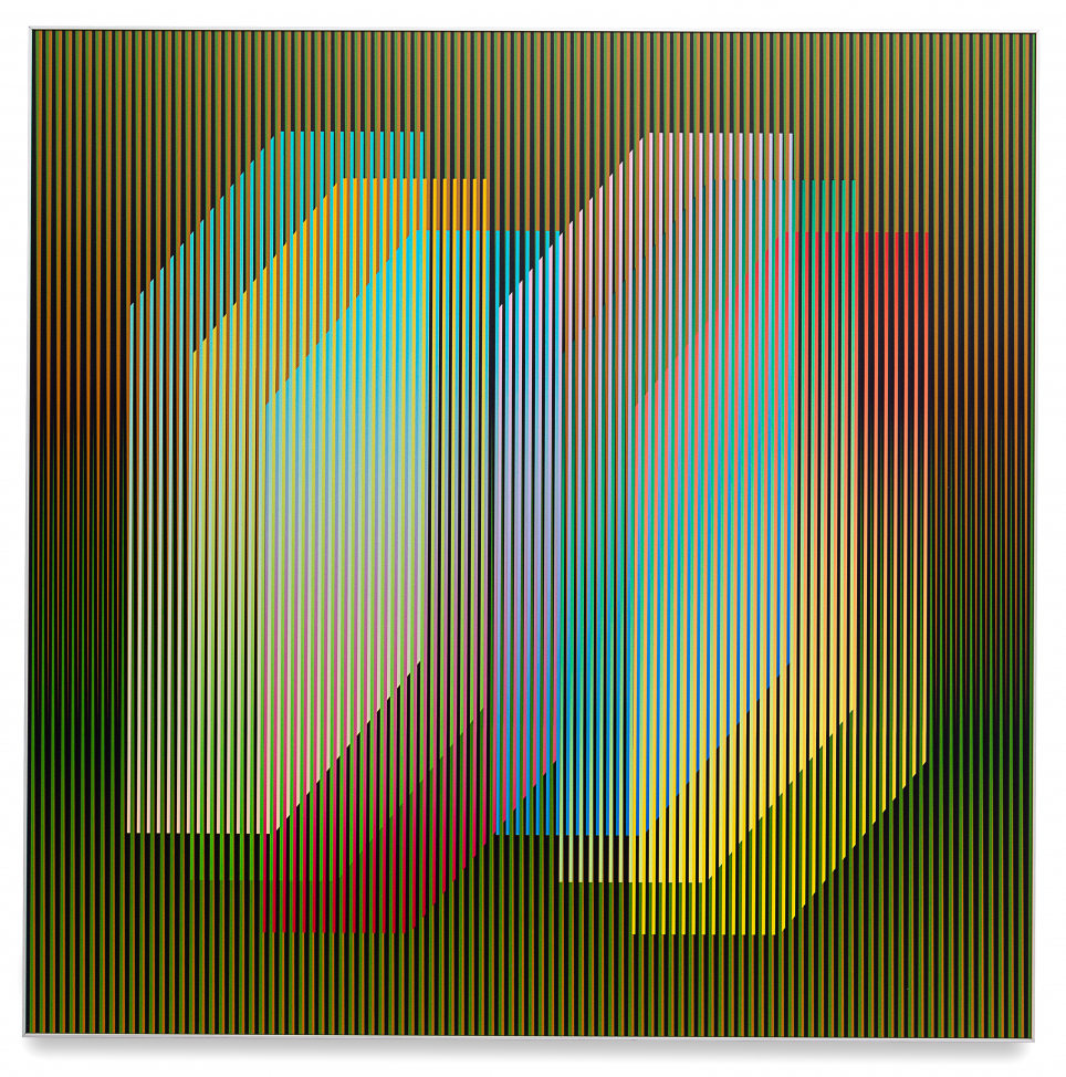 Carlos Cruz-Diez | Color Aditivo, serie Darién A, 2010