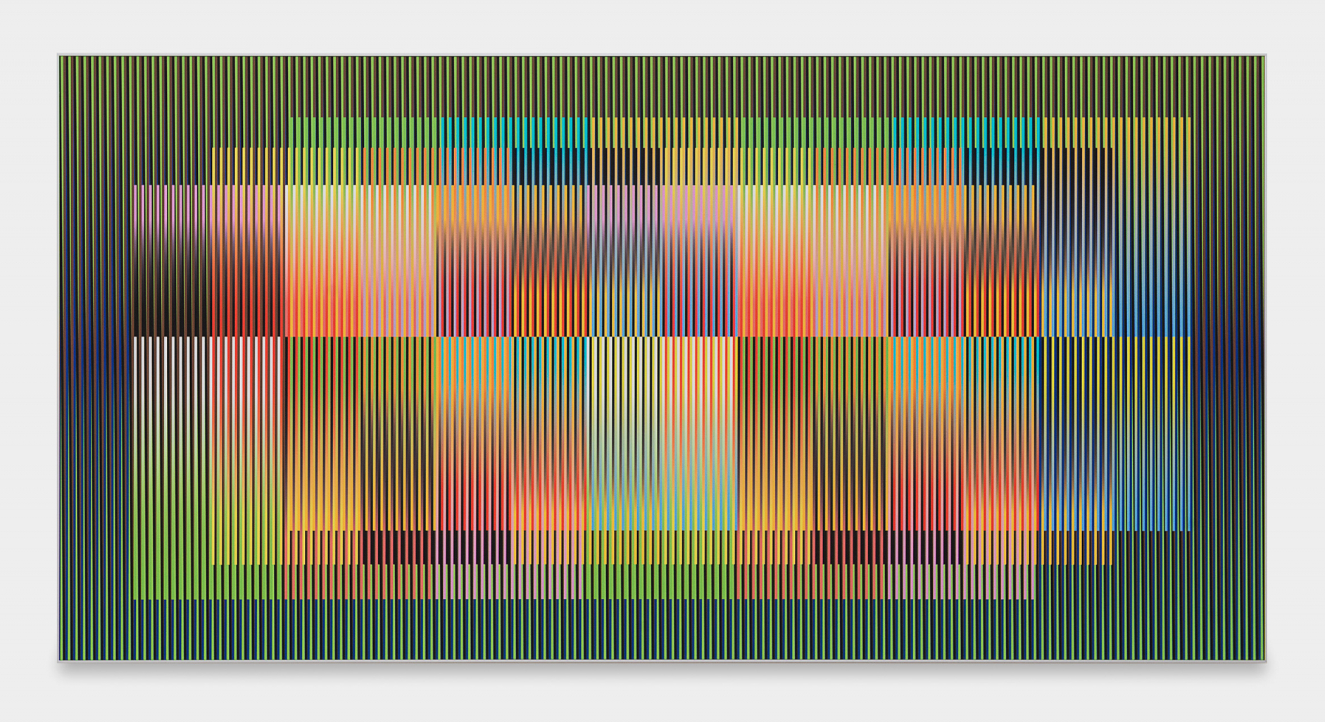 Carlos Cruz-Diez | Color Aditivo, Série Caracas C1, 2010