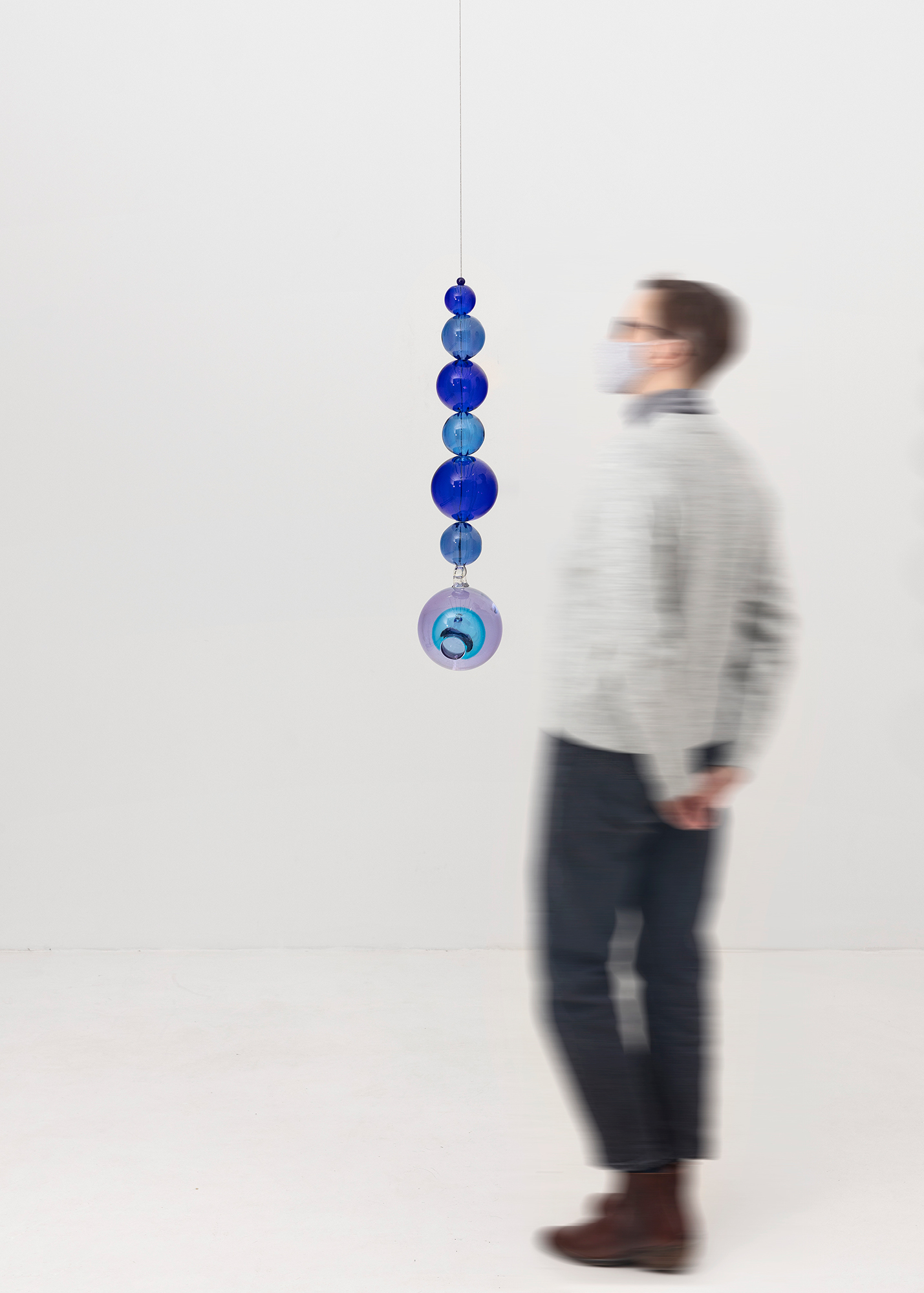 Amant Suspendu Alessandrita, Aquamarine et Cobalt, 2021