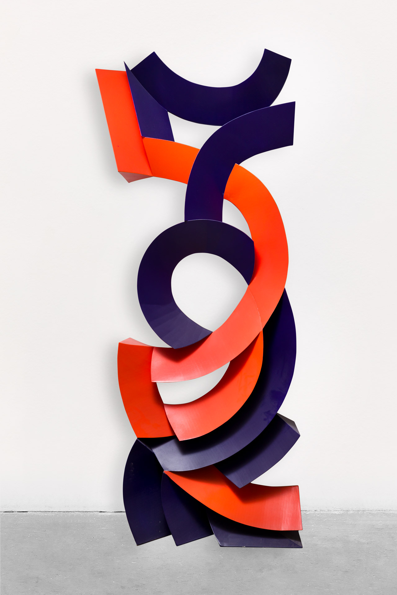 Emanoel Araujo | Escultura Laranja e Azul, 2021