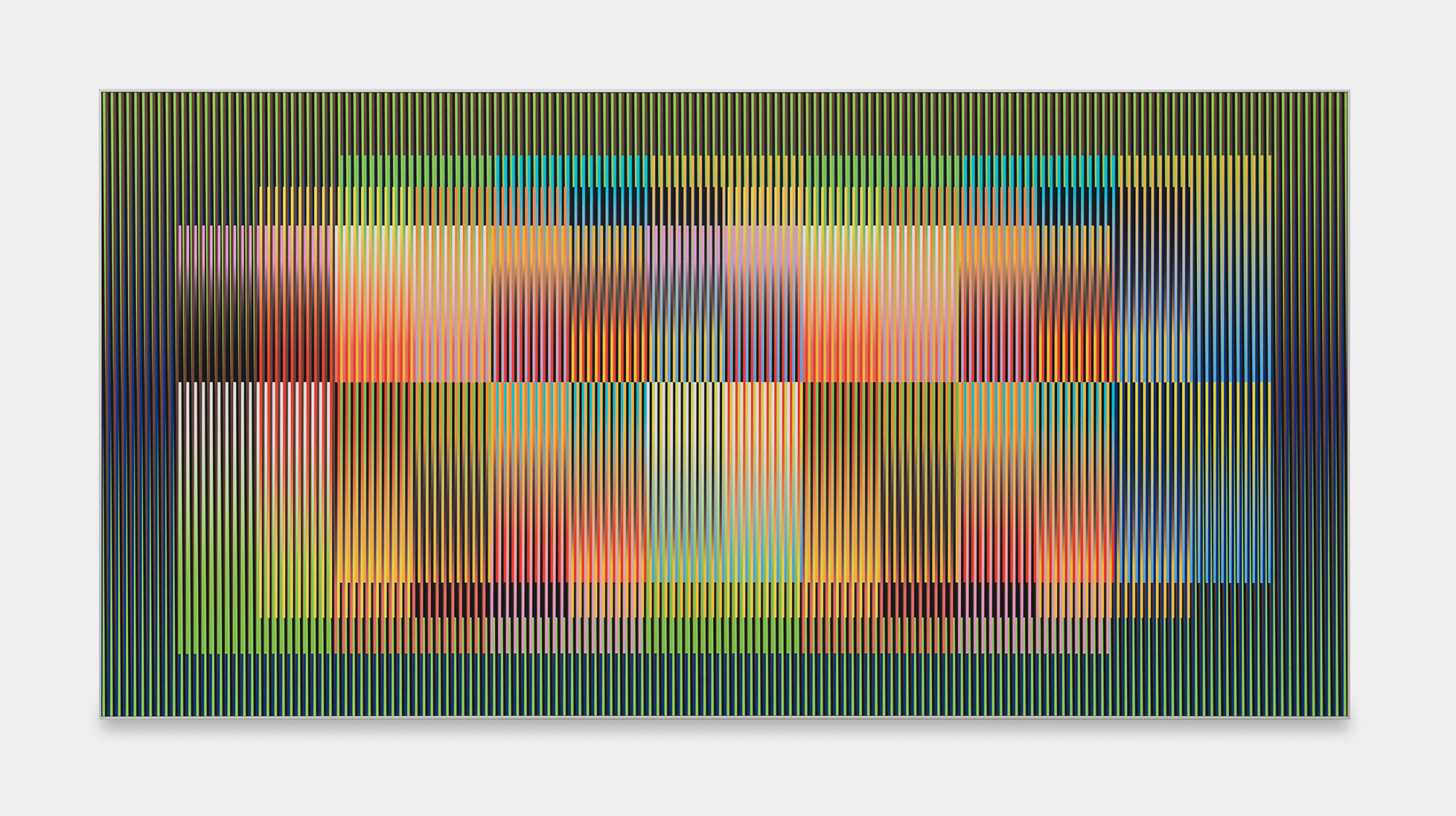 Carlos Cruz-Diez | Color Aditivo, Série Caracas C1, 2010