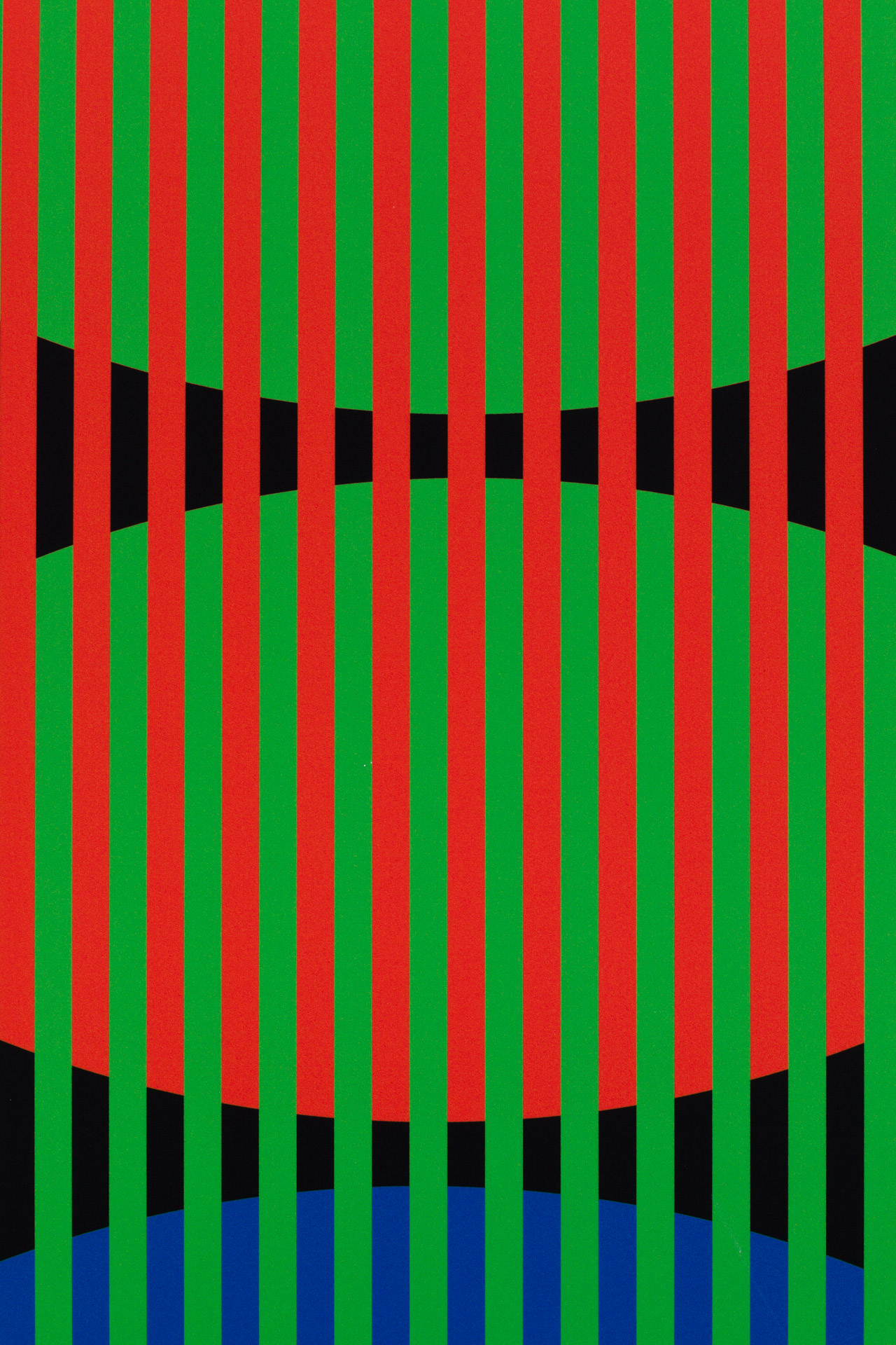 Color Aditivo, Serie Círculos Verticales 1, 2010