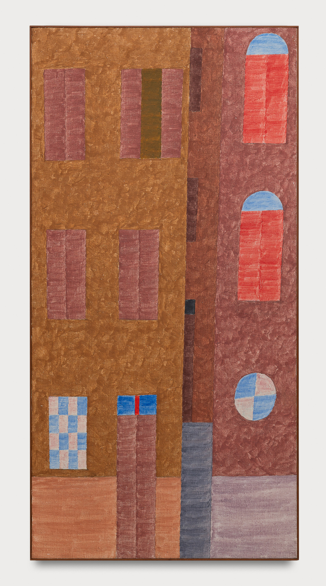 Alfredo Volpi | Fachada em Rosas e Violetas, 1975