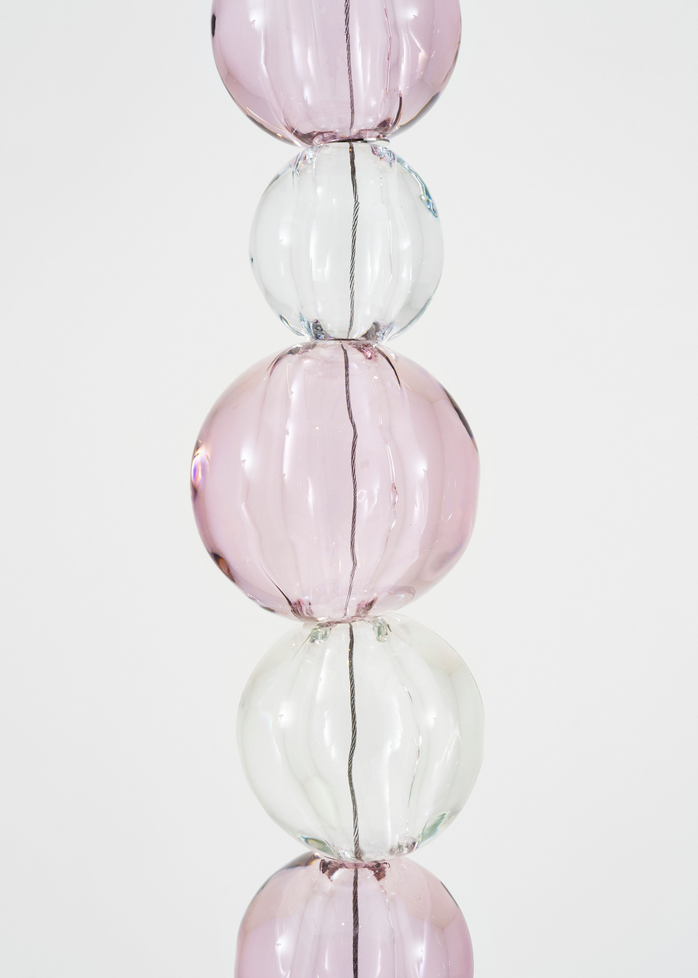 Collier rose et cristal, 2024