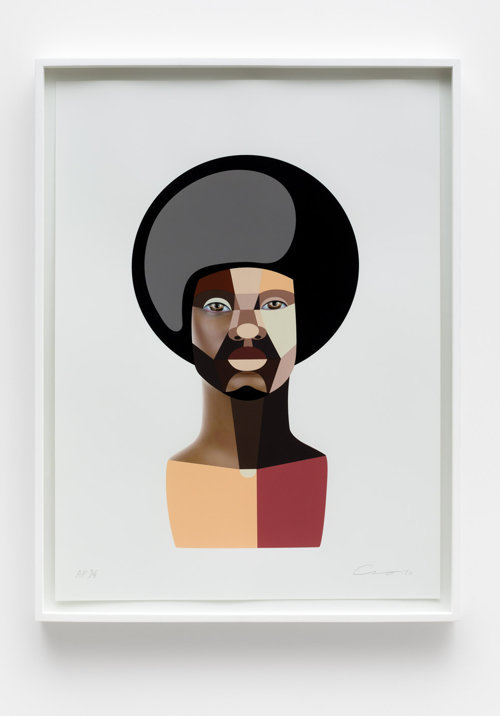 Derrick Adams | Style Variation 1 (Afro), 2020