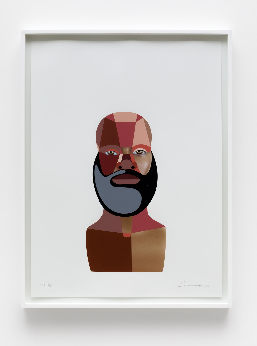 Derrick Adams | Style Variation 4 (Beard), 2020