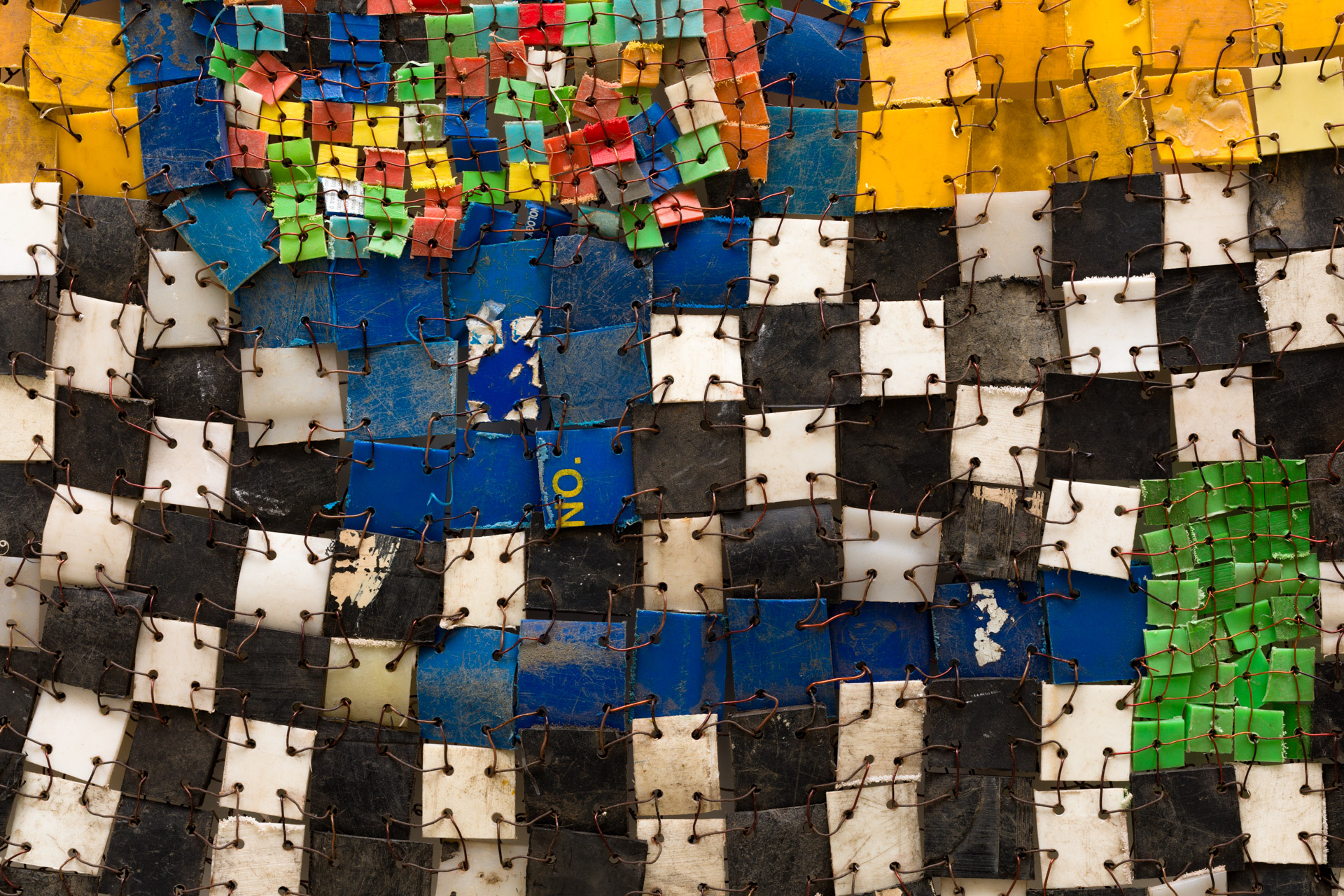 Serge Attukwei Clottey | Flower Vase I, 2022
