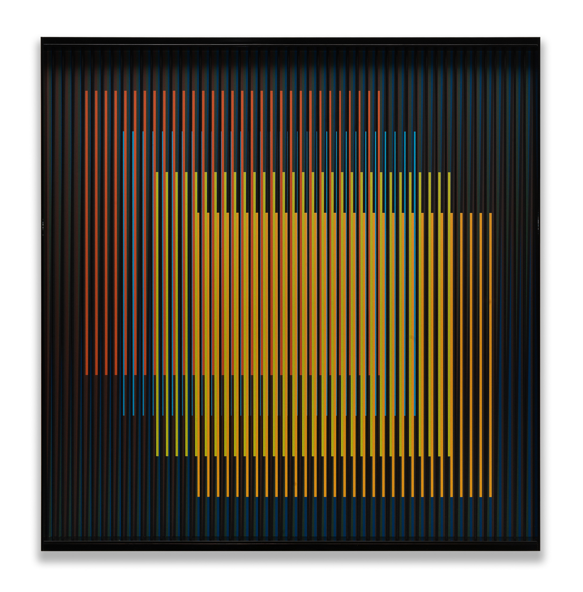 Carlos Cruz-Diez | Cromointerferência Espacial 46, 1964 - 2017