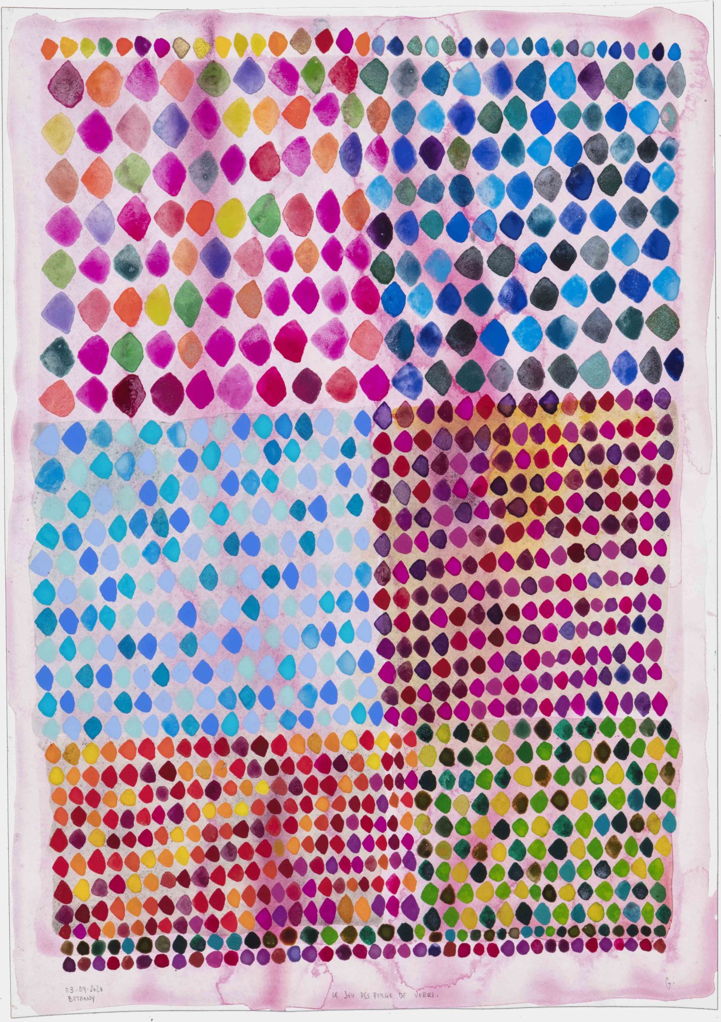Le jeu des perles de verre, 2020
