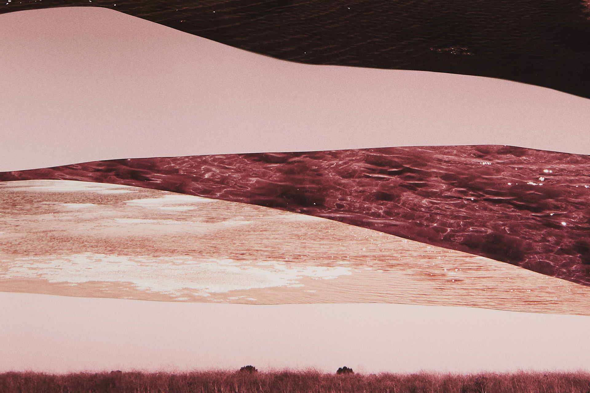 Paisagem Rosa, série Palavras-sal, 2025